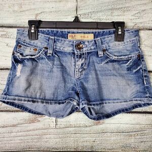 BKE Denim Stella Distressed Jean Shorts Women’s Size 27 Cutoff Style